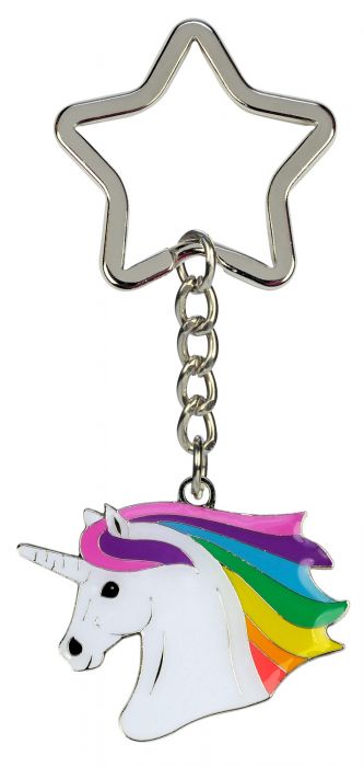 Schlüsselanhänger Emoji Einhorn Schlüsselring Emoji Unicorn Schlüssel Ring 